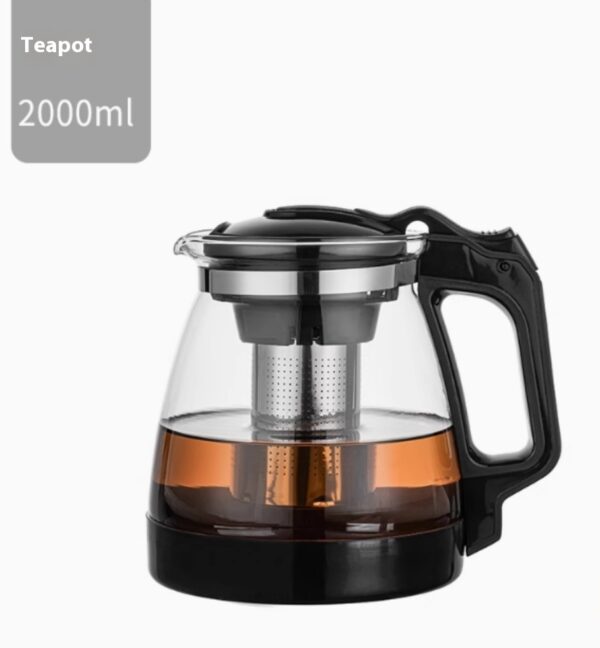 High Temperature Resistant Thickened Glass Scented Teapot - Image 2