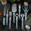 Stainless Steel Kitchen Gadgets Household Kitchen Utensils Tray Peeler Egg Beating Scissors Gifts - Image 3